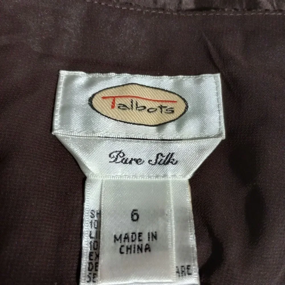 Talbots Skirt Ladies 6‎ Maxi Beaded silk